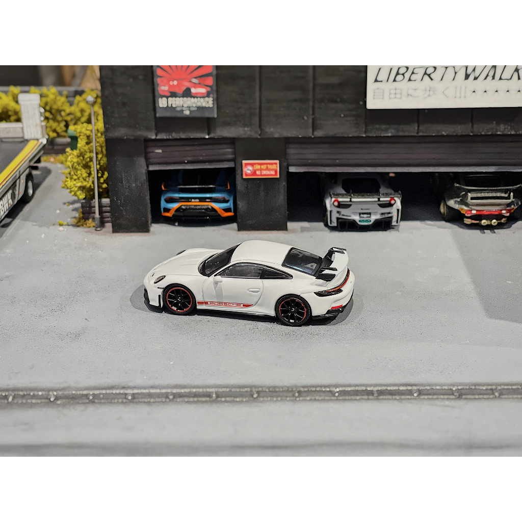XE MÔ HÌNH PORSCHE 911 GT3,TỶ LỆ 1/64 MINIGT
