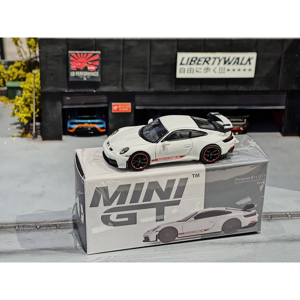 XE MÔ HÌNH PORSCHE 911 GT3,TỶ LỆ 1/64 MINIGT