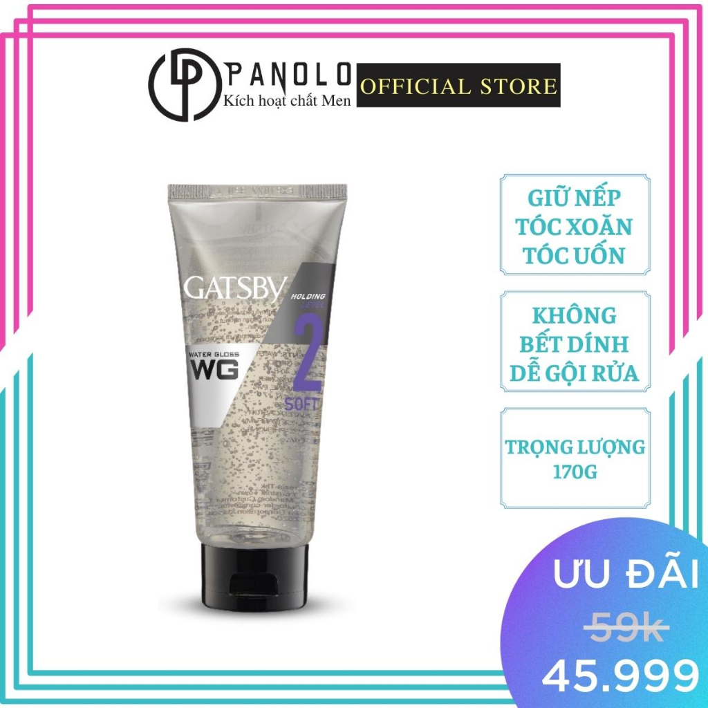 Gel vuốt tóc nữ Gatsby Water Gloss Soft 170g