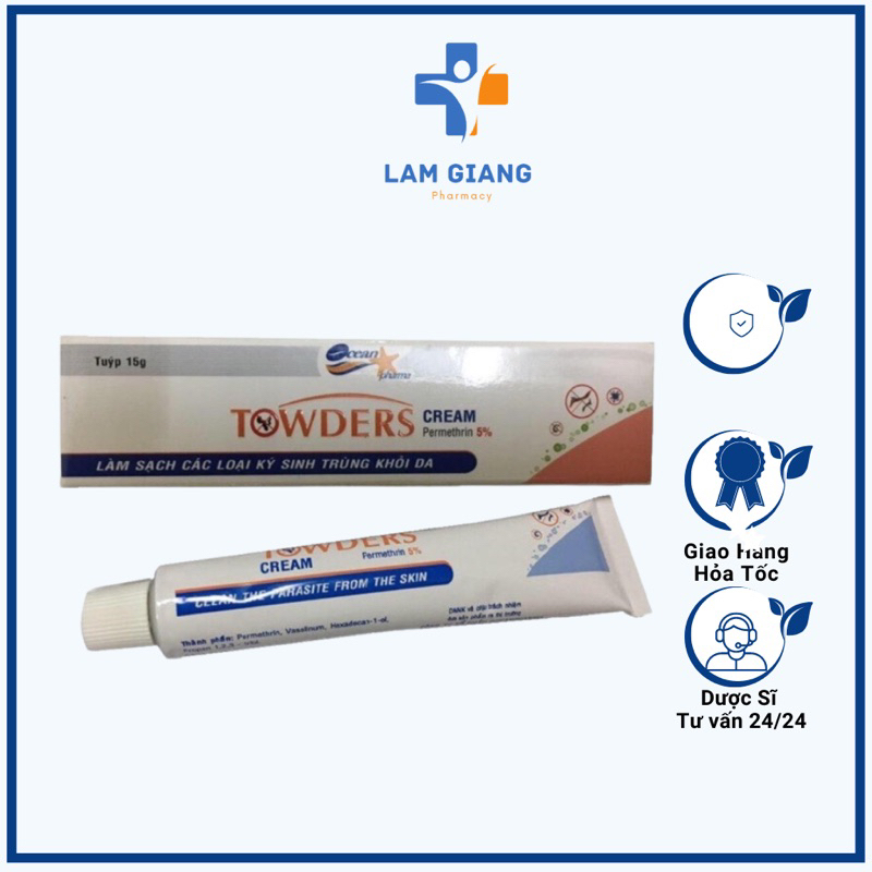 xịt,bôi ghẻ towders loại bỏ các loại rận mu và làm sạch ký sinh trùng