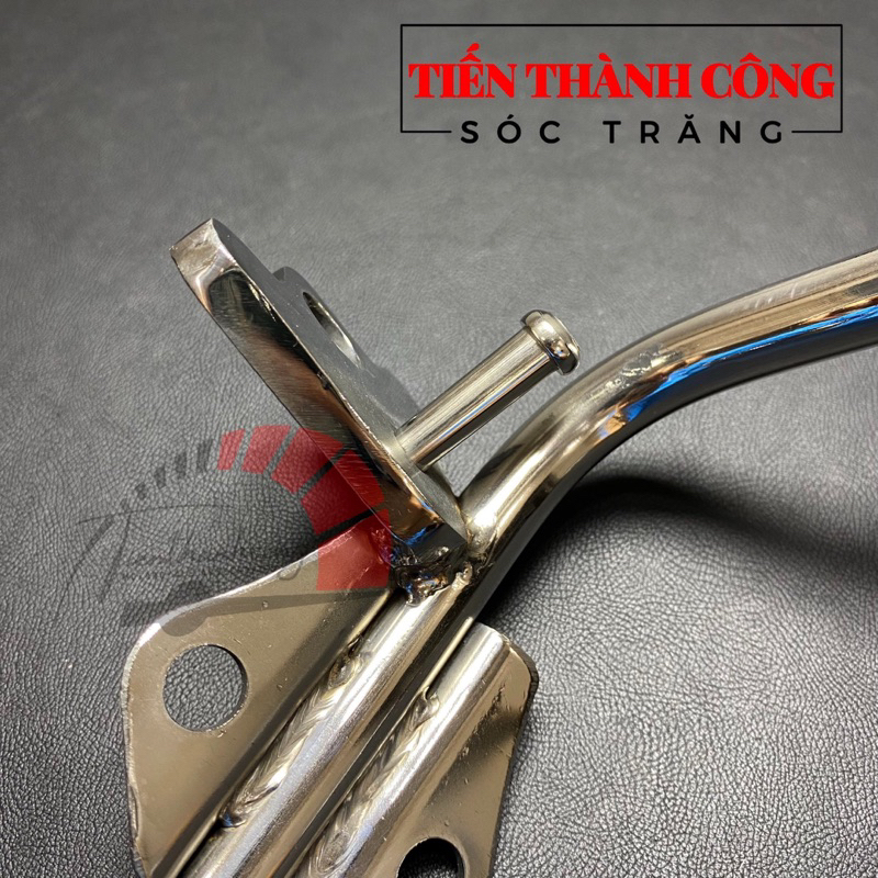 Gác chân máy Honda 67, Cub 81 INOX đặc