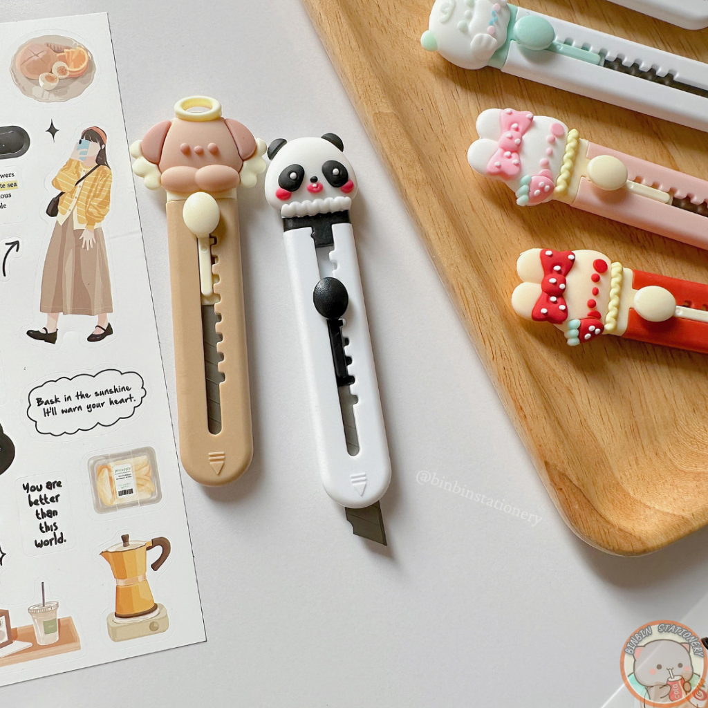 Dao rọc giấy thú cưng ngộ nghĩnh, có thể thu gọn DRG03