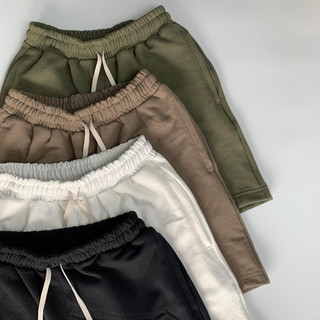 Quần short nỉ 4 màu 100% cotton cao cấp dày dặn