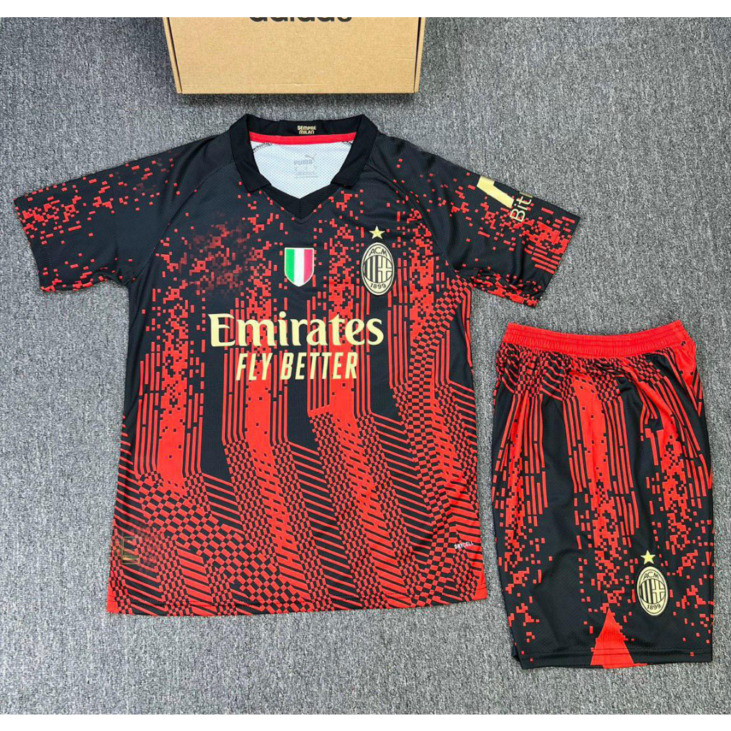 Bộ quần áo CLB AC MILAN MẪU 4 MÙA 22/23