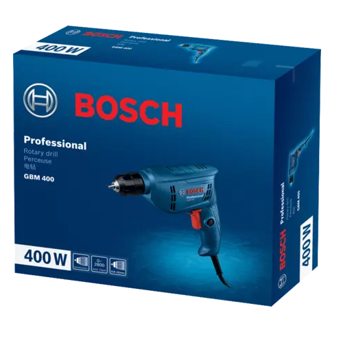 Máy khoan sắt, bắn vít Bosch GBM 400 PROFESSIONAL (Mới)