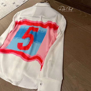 Sơ mi lụa Cha.Nel lưng số 5 loại 1