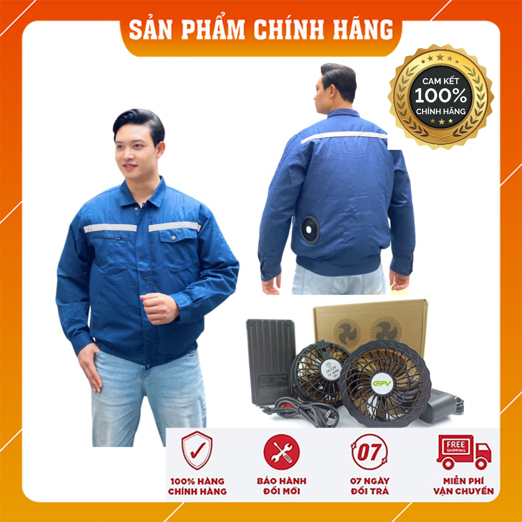 Áo điều hoà nhật bản GIFV hàng loại 1, Chính hãng công ty, mát lạnh mùa hè, TẶNG KÈM ĐÁ KHÔ KHI MUA CẢ BỘ