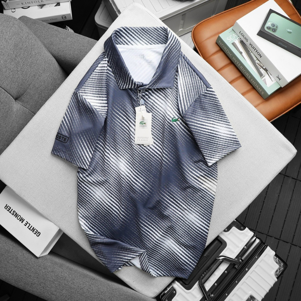 Áo polo có cổ ,áo thun cổ bẻ LACOSTE thời trang cao cấp chất vải cá sấu poly mềm mịn co giãn cao Shop Xuân Thủy