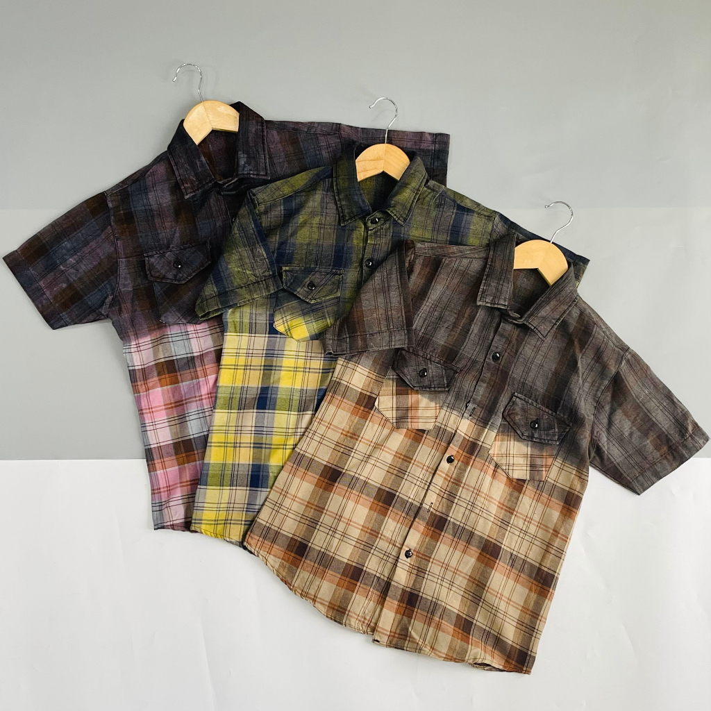 Áo sơ mi nam tay dài phối kẻ sọc đẹp chất vải lụa kate cao cấp mẫu mới giá rẻ chuẩn shop uy tín