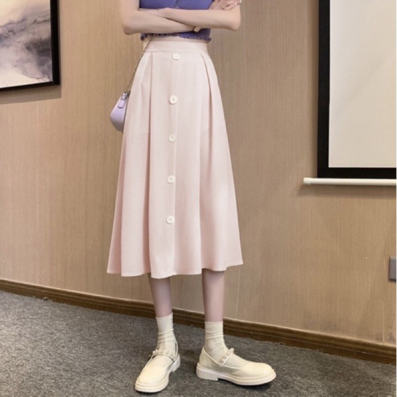 Chân váy dài suông