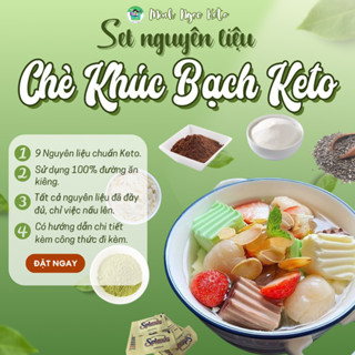 Set Tự Nấu Chè Khúc Bạch Keto/Lowcarb