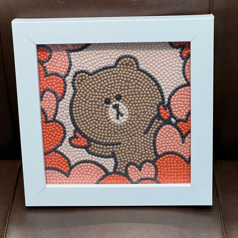 Tranh cườm DIY Gấu Thỏ