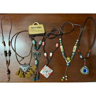 Pass dây chuyền, vòng cổ vintage, bohemian style