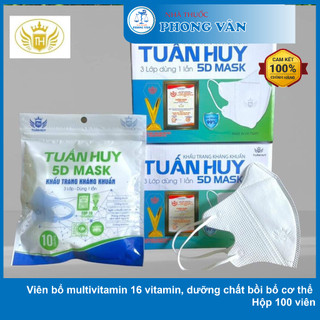 Khẩu trang y tế kháng khuẩn 5d tuấn huy