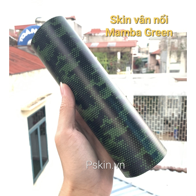 Phôi dán Skin vân nổi Mamba luôn độc đáo