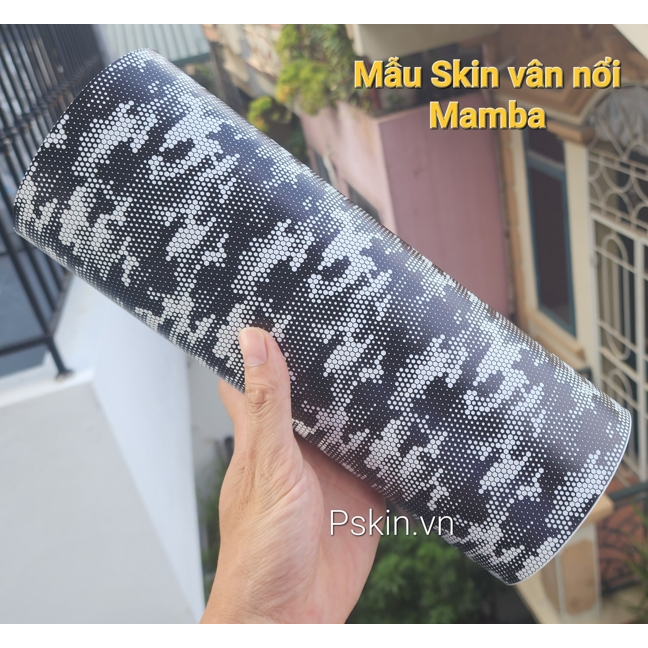 Phôi dán Skin vân nổi Mamba luôn độc đáo