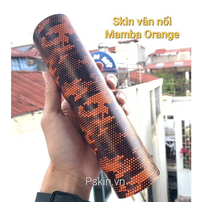Phôi dán Skin vân nổi Mamba luôn độc đáo