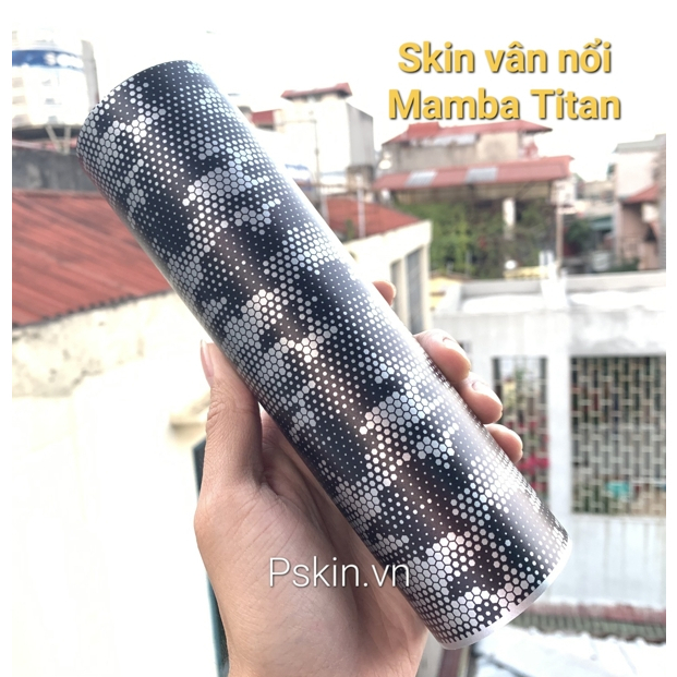 Phôi dán Skin vân nổi Mamba luôn độc đáo