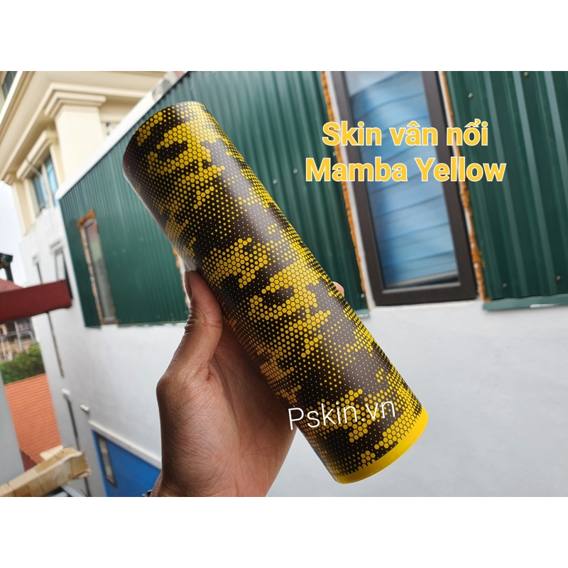 Phôi dán Skin vân nổi Mamba luôn độc đáo