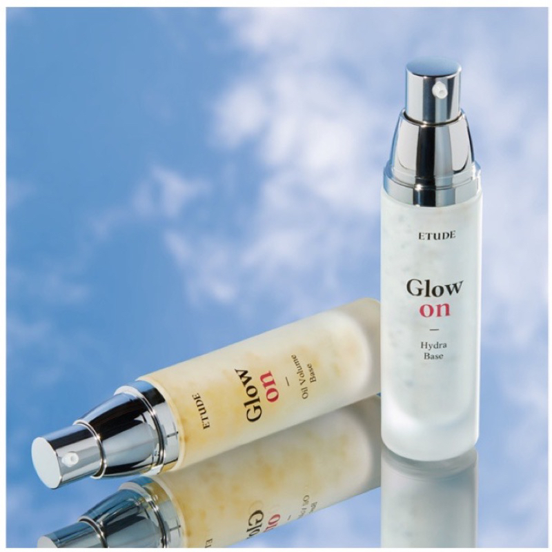 Kem lót, Gel lót có nhũ, kem lót bắt sáng Etude House Glow on Base 30ml, kèm bill web