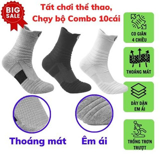 Tất thể thao,chạy bộ,Gym,Yoga chống trơn trượt cổ dài