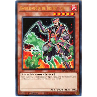 [Thẻ Yugioh] Brotherhood of the Fire Fist - Coyote |EN| Gold-Letter Rare