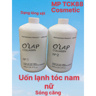 Uốn lạnh sóng căng 800ml tóc mềm mượt không xù