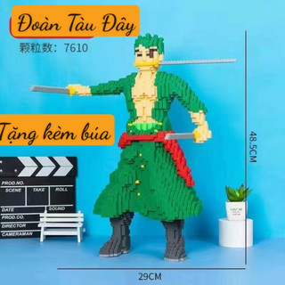 Le.go Zoro  thanh niên 3 kiếm Size Lớn 48cm,giá chỉ 189k,xếp hình giá tốt chỉ có tại 'XẾP HÌNH ĐÂY "shop,rẻ đẹp tặng búa