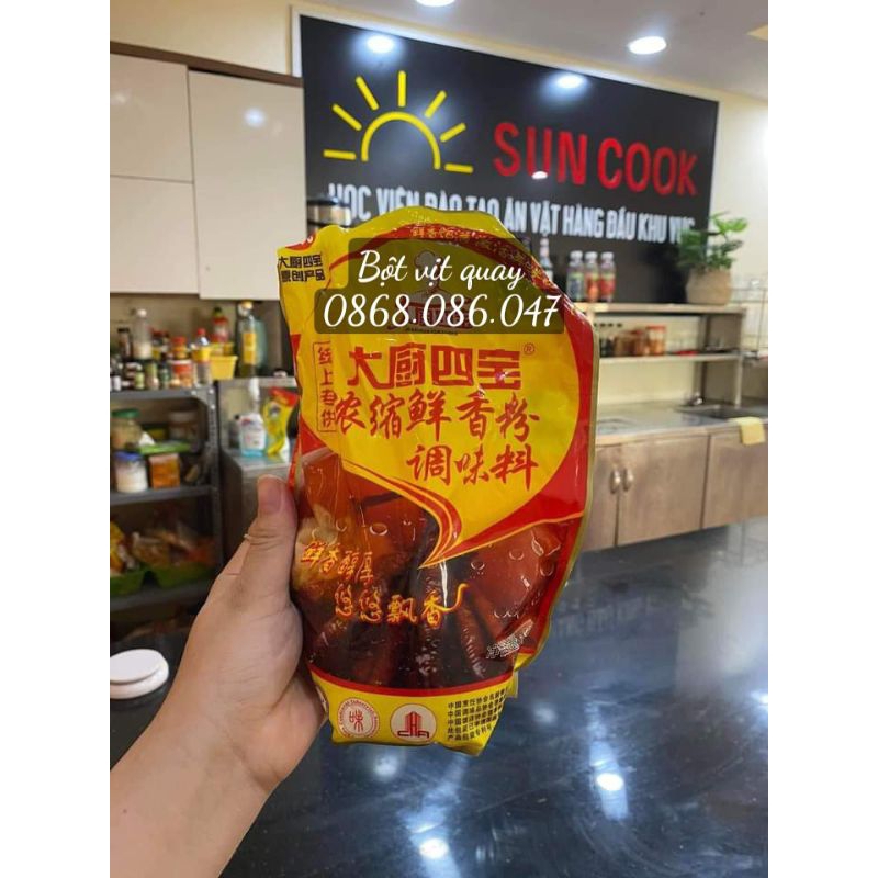 Bột vịt quay ,chuyên dùng cho gà ủ muối xi dầu (gói 500g