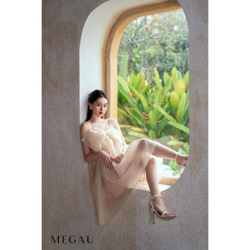 ❤️Váy xòe tơ nơ ngực tiểu thư ❤️