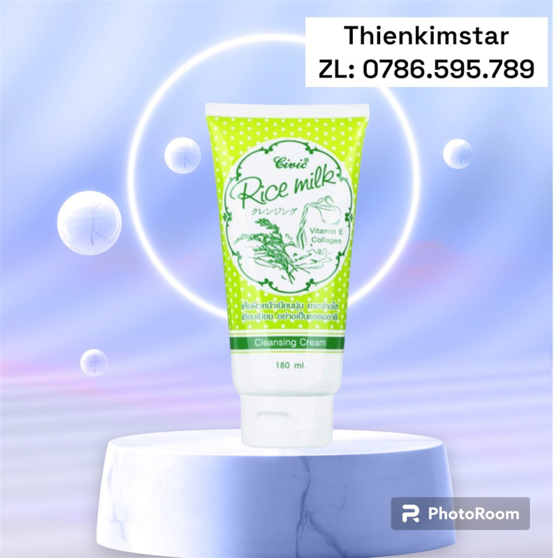 Sữa rửa mặt gạo Civic Rice Milk Thái Lan 180ml