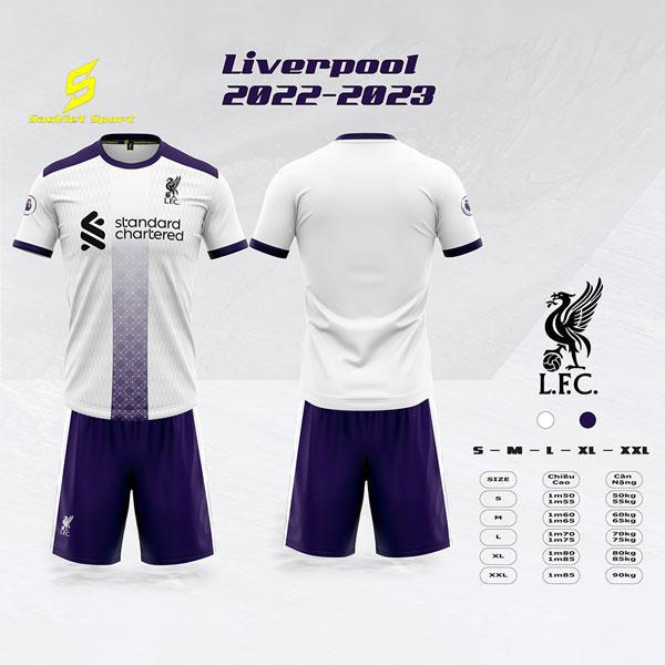 (FAN THE KOP LIVERPOOL）Bộ Quần Áo Đá Bóng CLB Liverpool - Mùa Giải 2023- Chất Liệu Thun Lạnh Cao Cấp