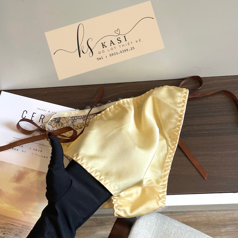 Quần lót ren phối lụa cho nam thiết kế cao cấp