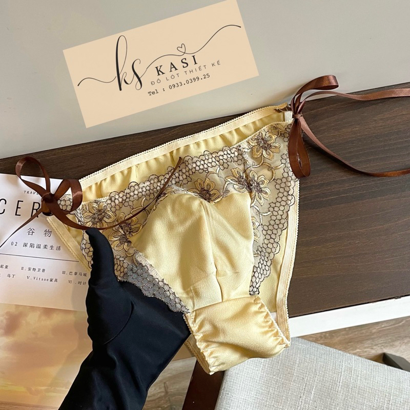 Quần lót ren phối lụa cho nam thiết kế cao cấp