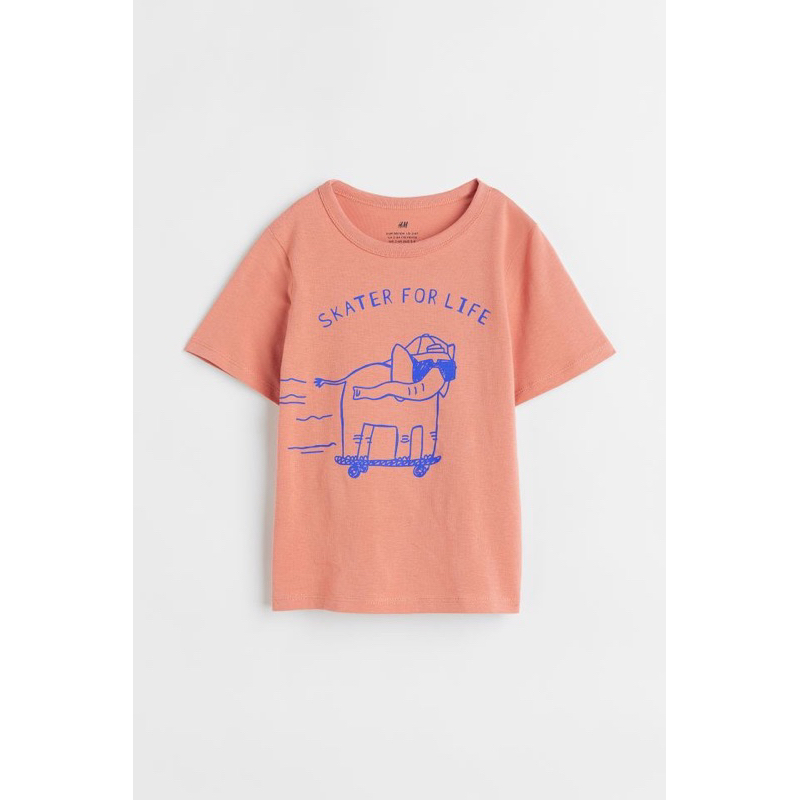 Áo phông cộc tay bé lớn HM auth size 18m-10y