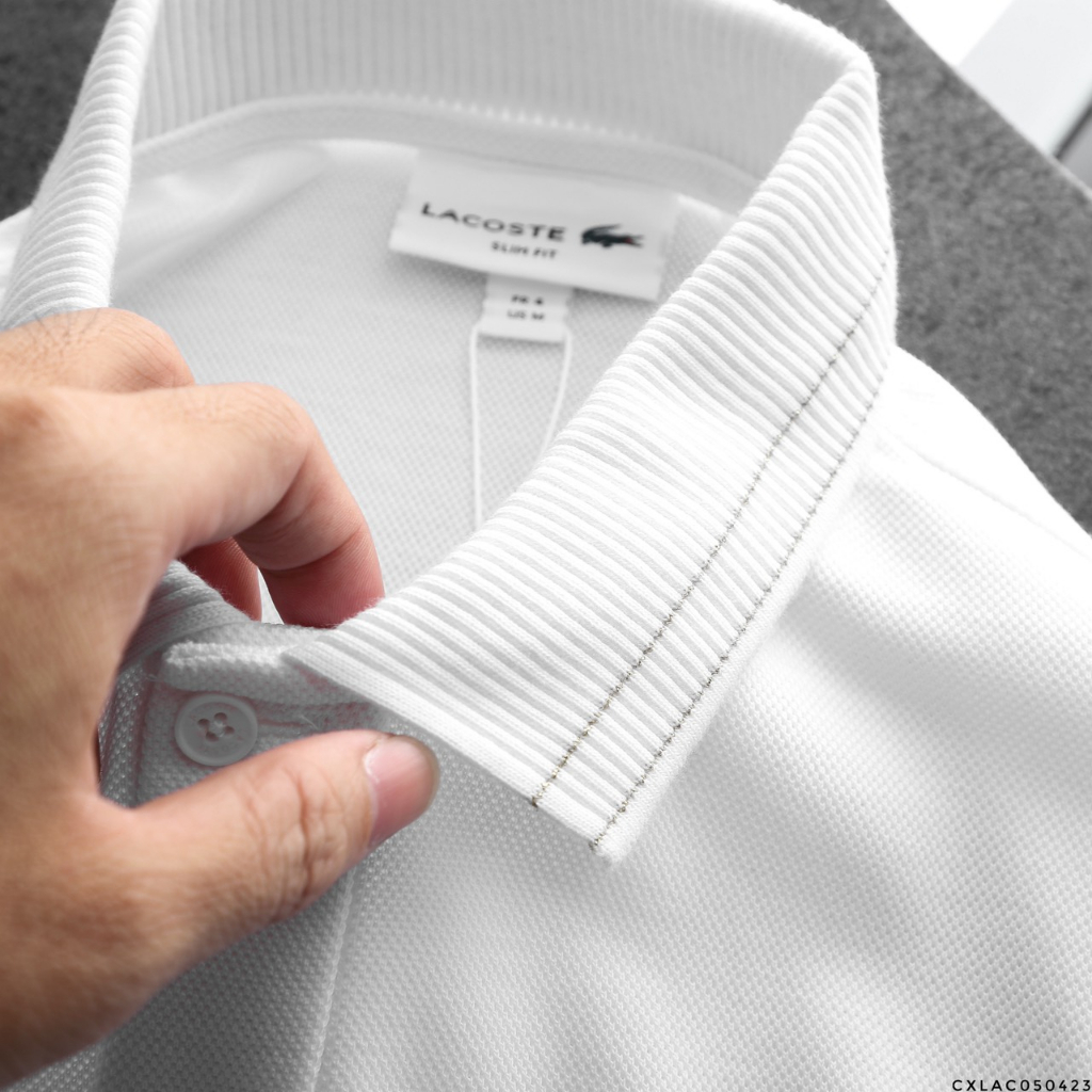 Áo thun POLO L.C viền chỉ vàng, chất vải cotton mềm mịn, Áo POLO nam thoáng mát, chuẩn form, sang trọng - Takeplace