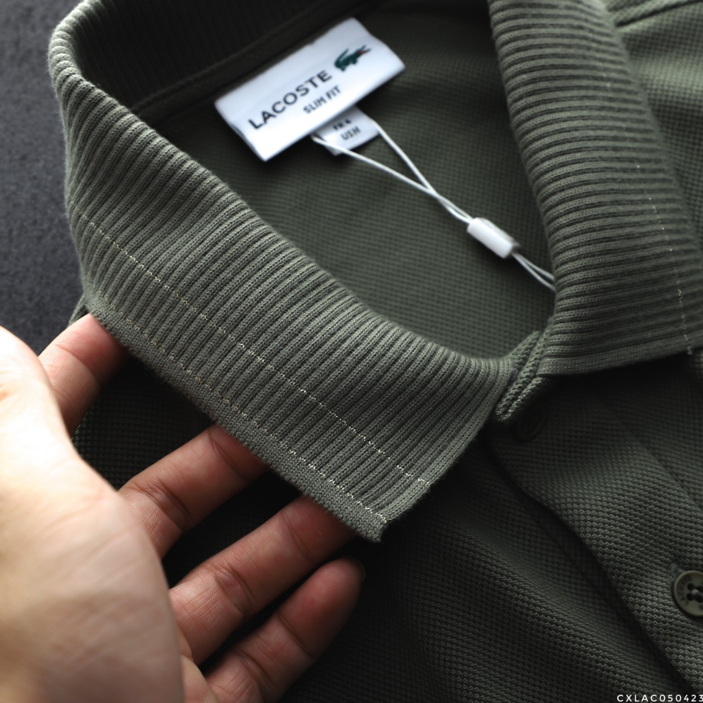 Áo thun POLO L.C viền chỉ vàng, chất vải cotton mềm mịn, Áo POLO nam thoáng mát, chuẩn form, sang trọng - Takeplace