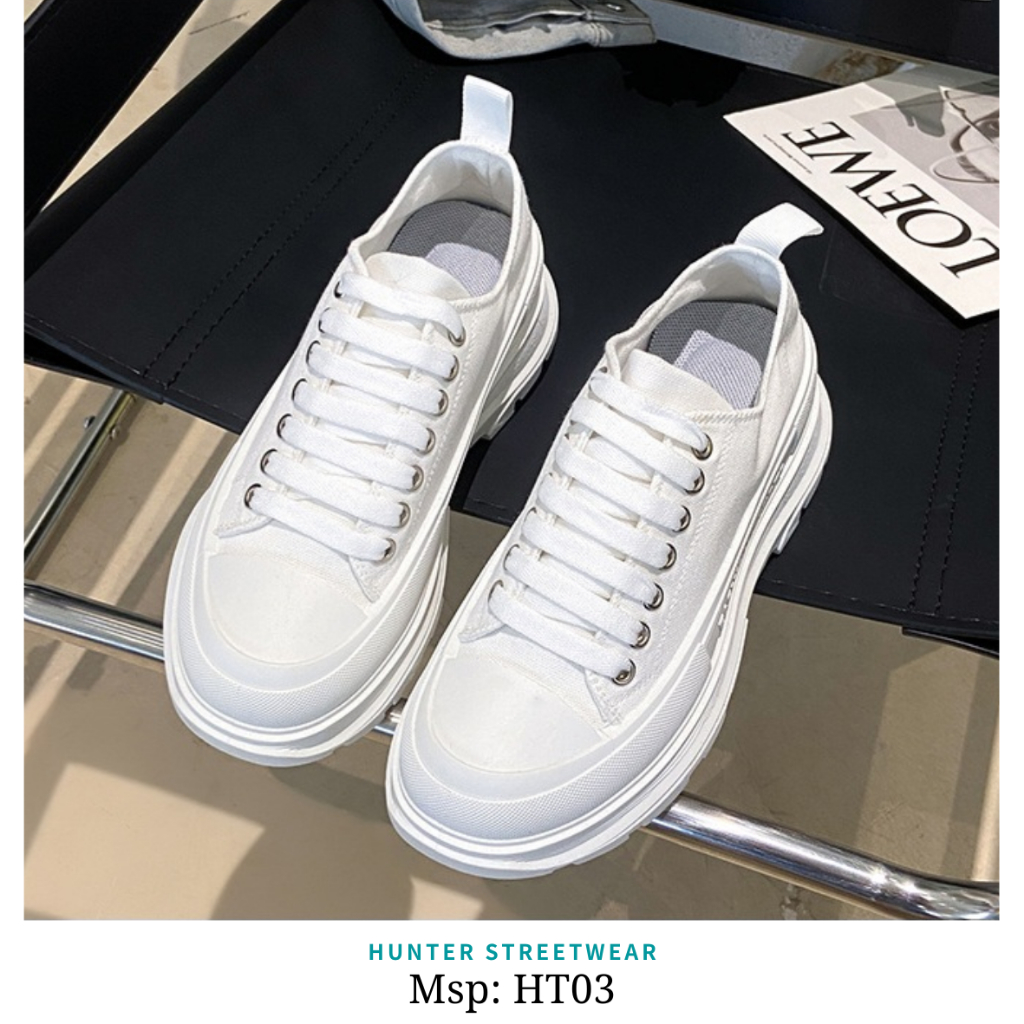 Sneakers Nam-Nữ size 37-44 ĐƠN GIẢN - NĂNG ĐỘNG dễ phối đồ - 2 màu Trắng x Đen