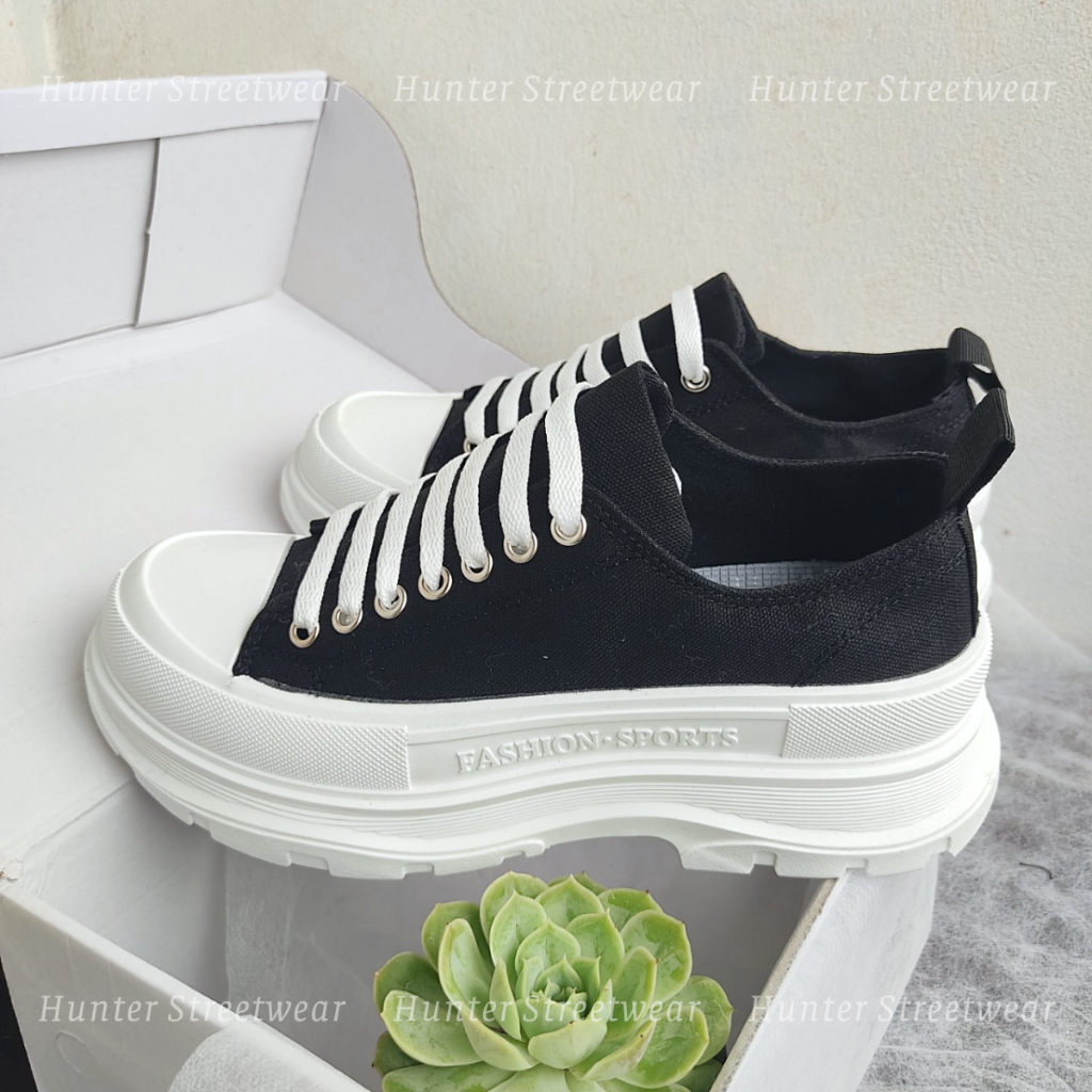 Sneakers Nam-Nữ size 37-44 ĐƠN GIẢN - NĂNG ĐỘNG dễ phối đồ - 2 màu Trắng x Đen