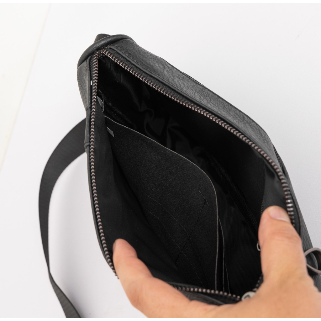 Túi Đeo Chéo Da Unisex Thời Trang Phong Cách Hàn Quốc, Bảo Hành 12 Tháng Bg04