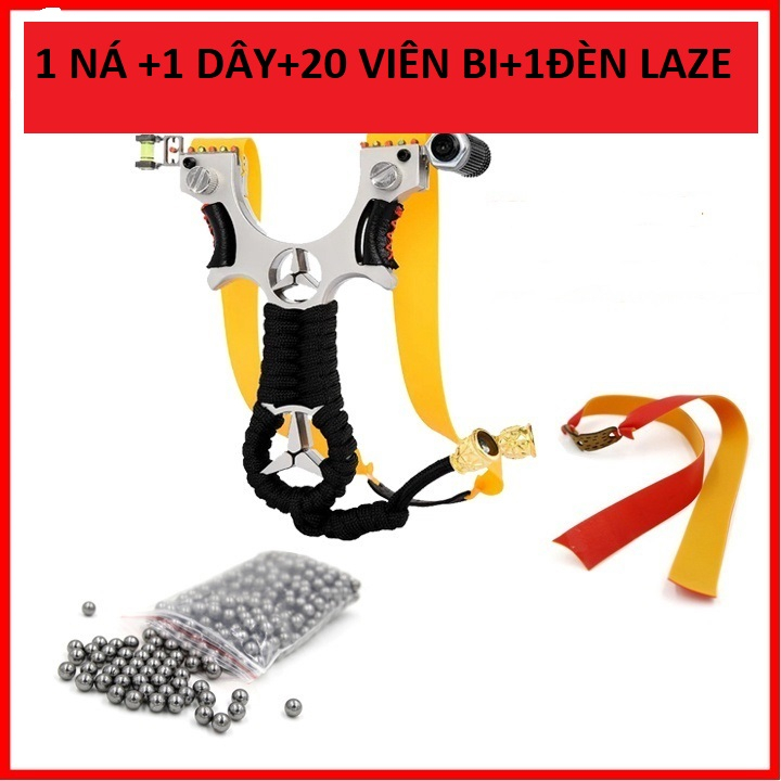 Ná cao su MEC INOX 304- TẶNG 1 ĐÈN LAZE ,1 DÂY THUN ,20 VIÊN BI SẮT- DOCAU716