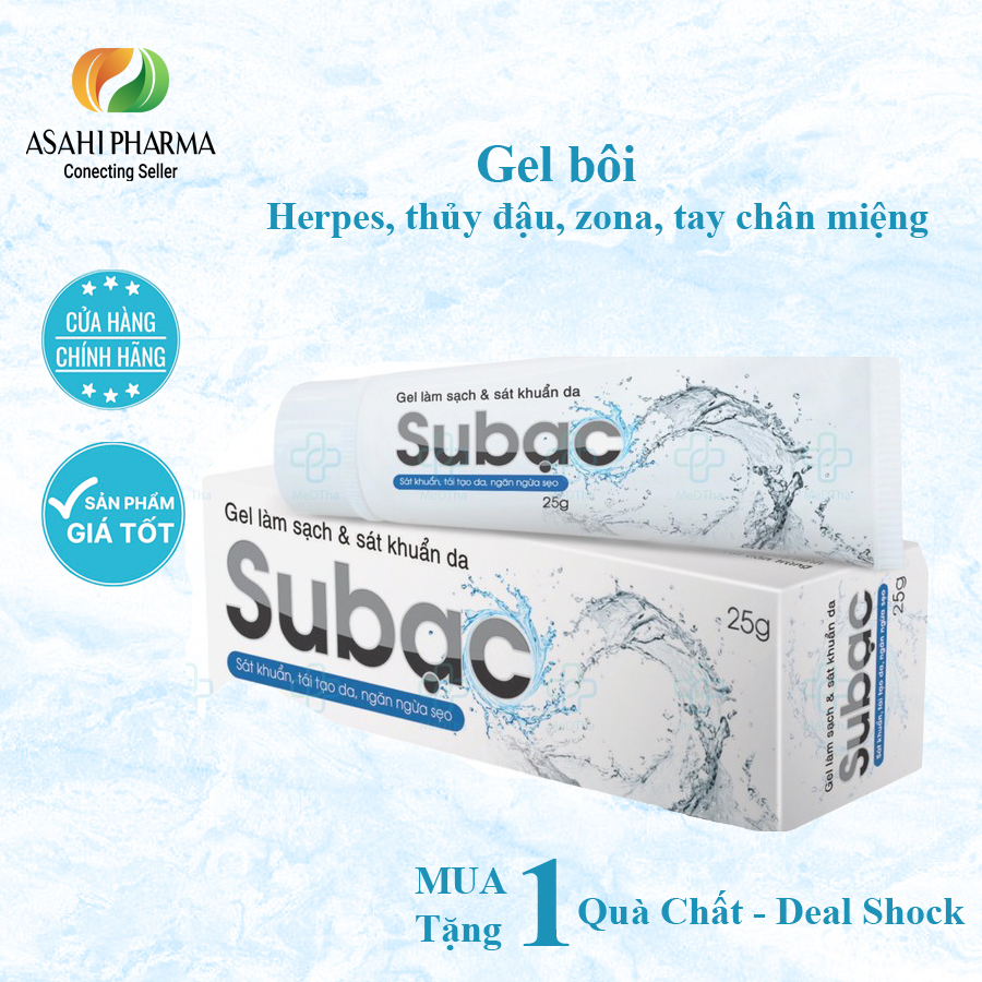 Bôi Da Kháng Khuẩn Và Làm Sạch Su Bạc Nano Tuyp 25g Chân Tay Miệng, Mẩn Ngứa, Zona, Thủy Đậu, Côn Trùng Cắn