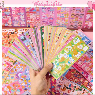 Set 20 tấm sticker lấp lánh trang trí toploader