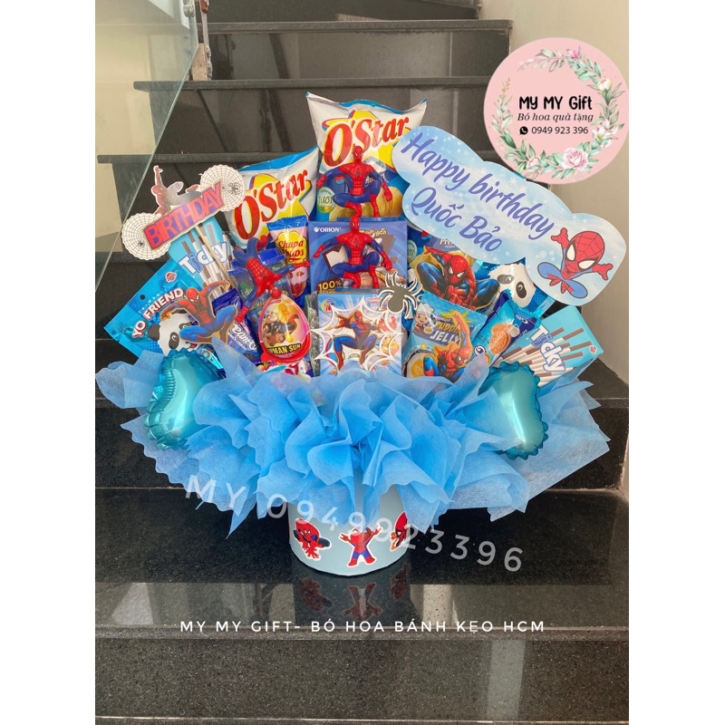 Bó hoa bánh kẹo