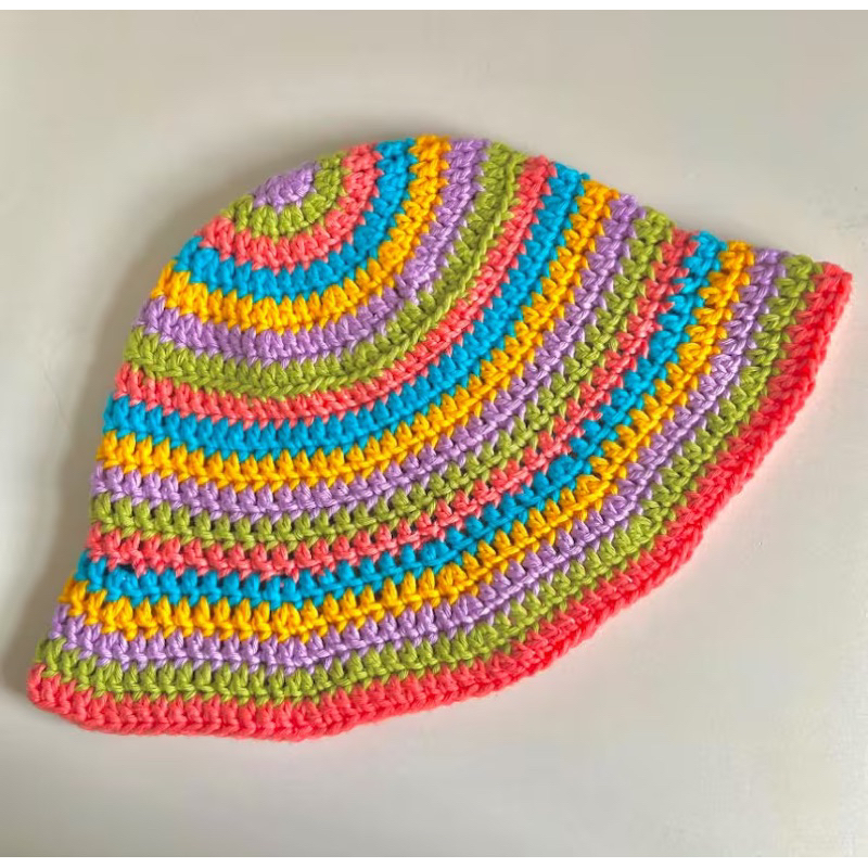 NÓN LEN HANDMADE TAI BÈO SẮC MÀU DỄ THƯƠNG