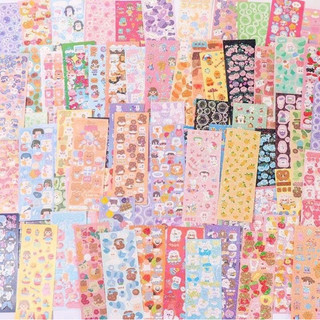 Set 20 tấm sticker lấp lánh trang trí toploader