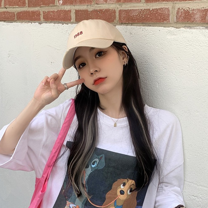 Mũ Lưỡi Trai Unisex Thêu Chữ 1988  Thời Trang Hàn Quốc