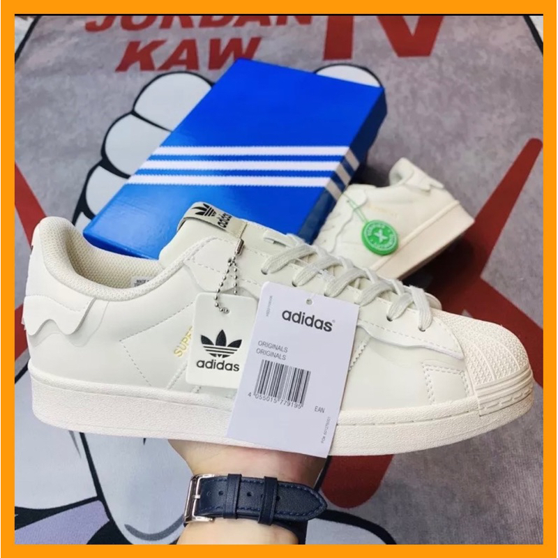 Giày Adidas thể thao 2 mẫu Sò Trắng, sò 3 sọc hot trend đế rời đủ size nam nữ tặng kèm tất hộp bảo vệ