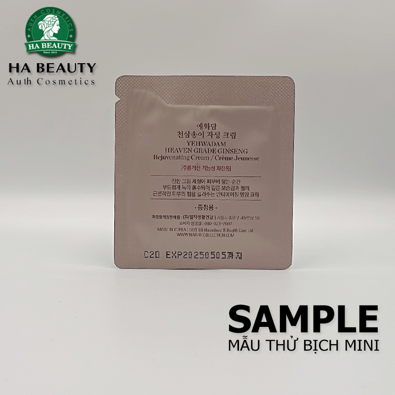 Kem dưỡng ẩm chống lão hóa trắng da sáng da The Face Shop Yehwadam Heaven Grade Ginseng Rejuvenating Cream