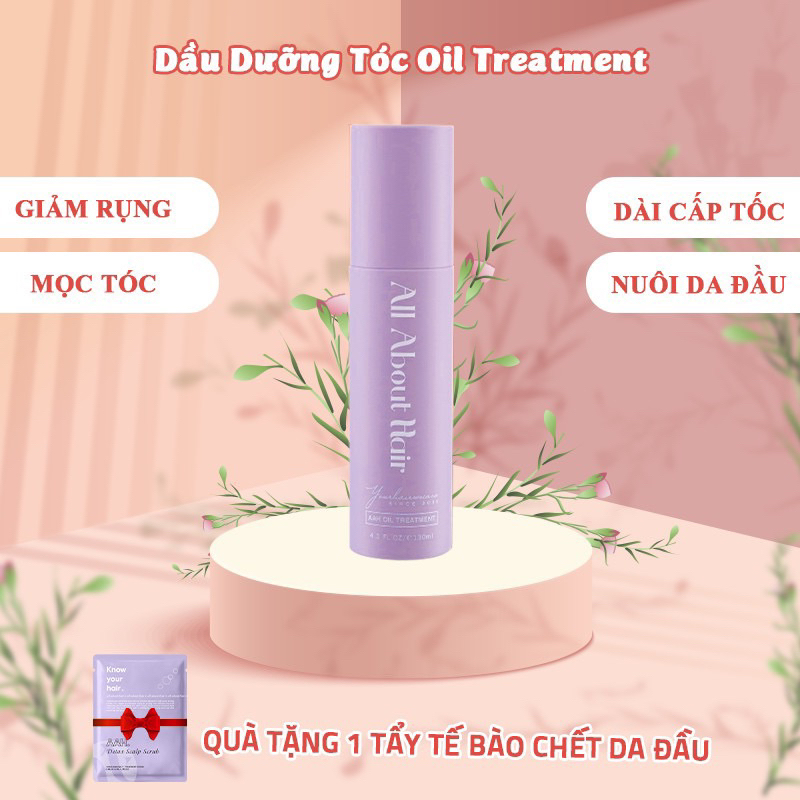 Dầu Ủ Tóc OIL TREATMENT Giúp Giảm Rụng, Kích Mọc Tóc, Tặng Kèm Tẩy Da Chết Da Đầu Mini
